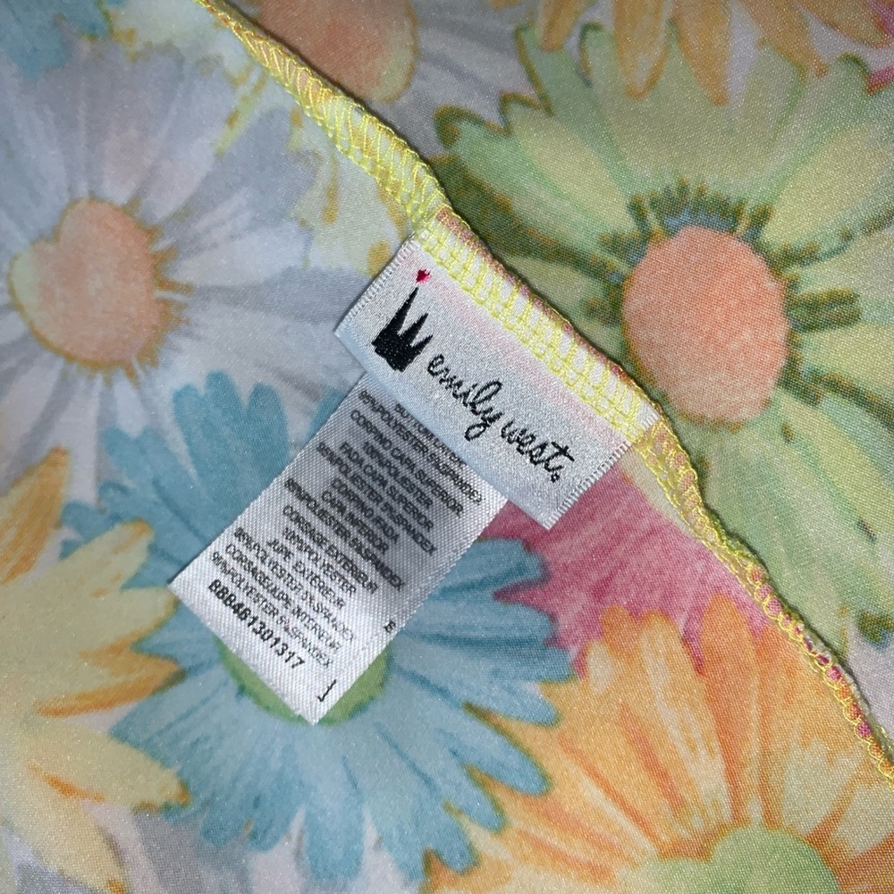 Emily West Reversible Twirl Dress Floral Stripes - Picture 4 of 8